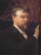 Alma-Tadema, Sir Lawrence Self-Portrait (mk23) oil on canvas